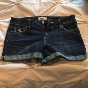 Authentic Paige shorts size 26