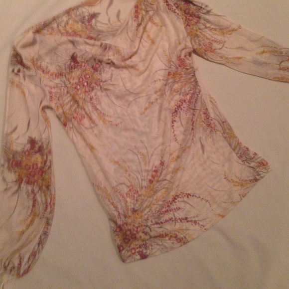 Forever 21 sheer blouse