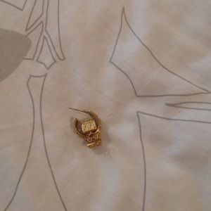 Coach gold color earrings small