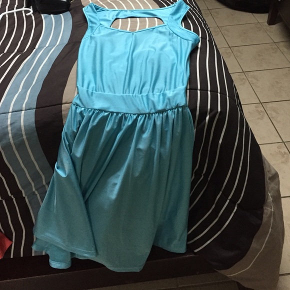 Blue dress