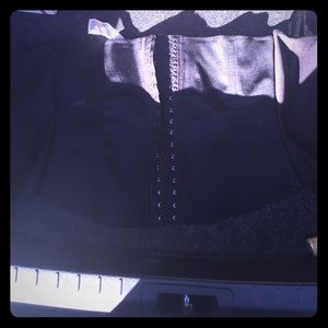 Zipper corset waist trainer