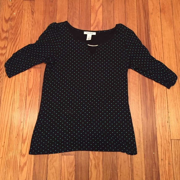 WHBM polka dot top