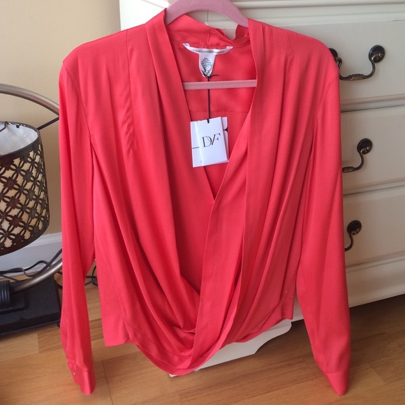 Diane von Furstenberg Tops - SALE!! NWT DVF silk blouse