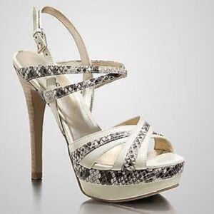 Guess Ibisan natural multi leather shoes