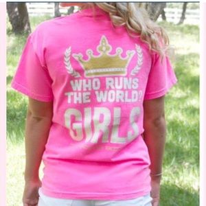 Jadelynn Brooke Who Runs the World Pocket Tee