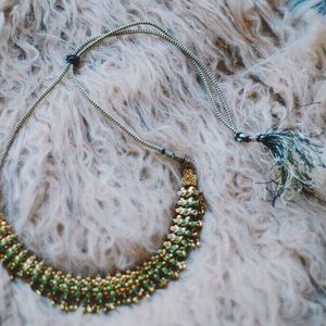 Beautiful expandable Necklace with tassel