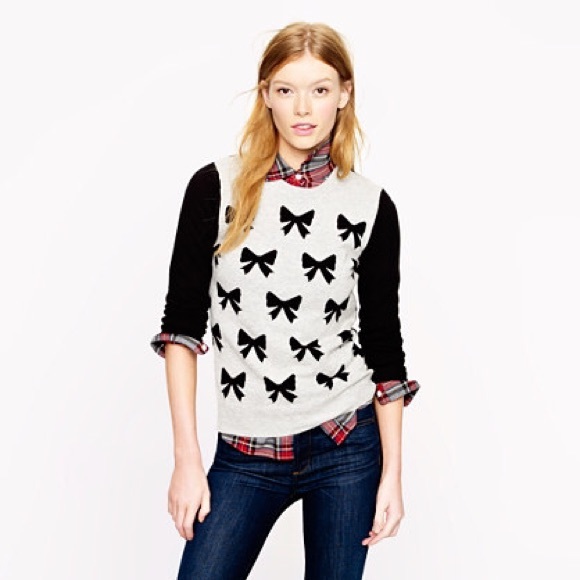 J Crew// Take a Bow Sweater