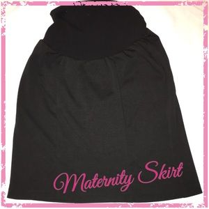 Maternity Skirt - Black - Motherhood Maternity