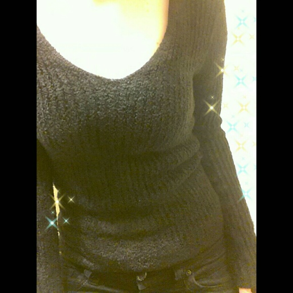 Trilogy by Rampage Fitted Black Sweater