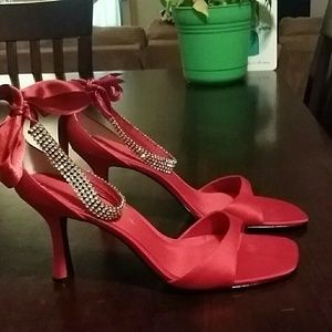 Red Ankle Heels