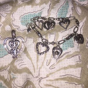 Brighton's heart bracelet n matching pendent
