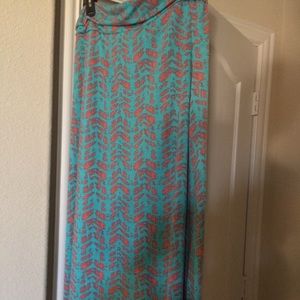 Azules  maxi skirt