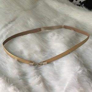 Gold stretch belt