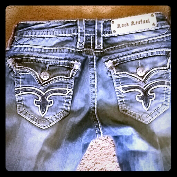 👑 * New rock revival jeans