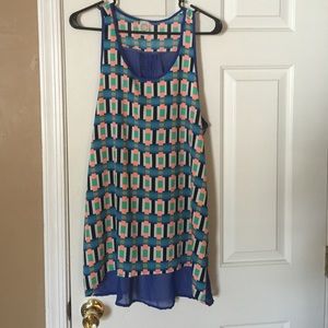Long colorful tunic