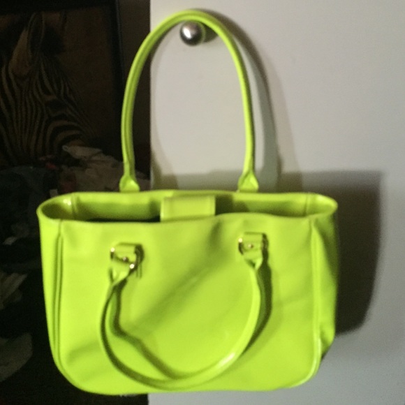 neon tote purse