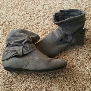 Grey booties