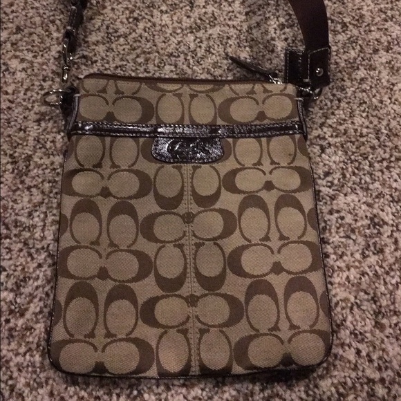 Coach brown crossbody
