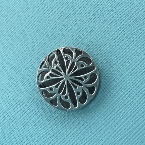 Silpada Sterling Filigree Floral Pendant or Slide