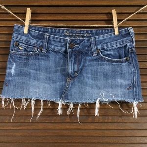 Short Abercrombie jean skirt