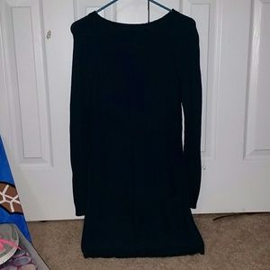 Navy Blue Sweater Dress