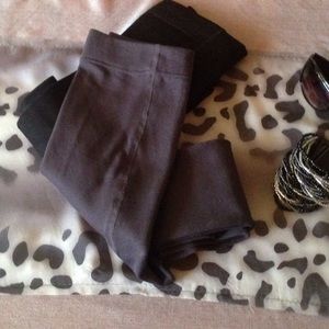 2 pk. fleeced footless tights/Super Opaque NWOT