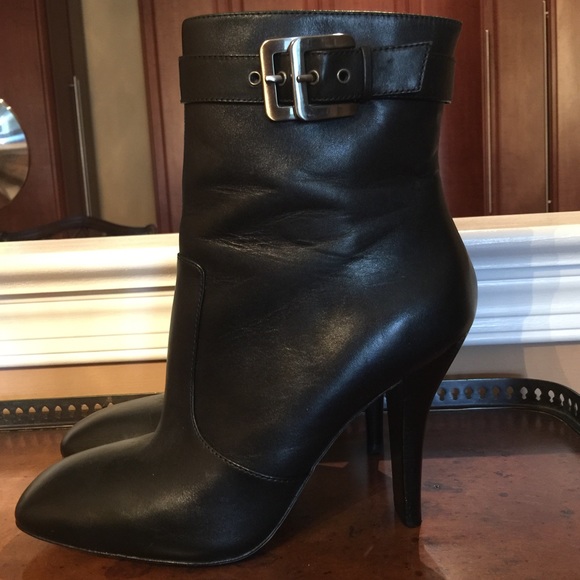 Via Spiga Buckle Ankle Boots 7.5