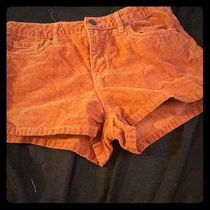 Courdoroy shorts
