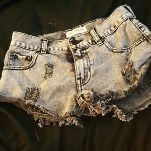Pacsun distressed shorts