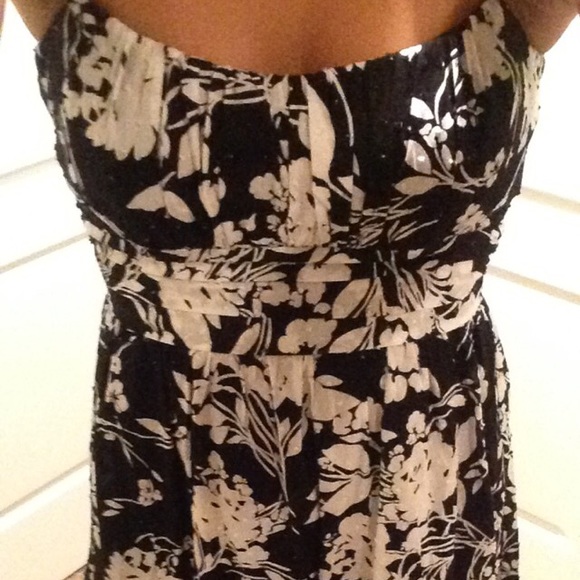 Black & White Floral Dress