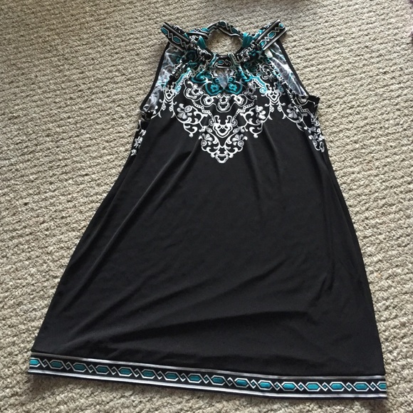 Black house white market dress size x large