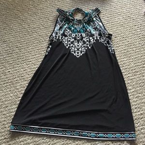Black house white market dress size x large