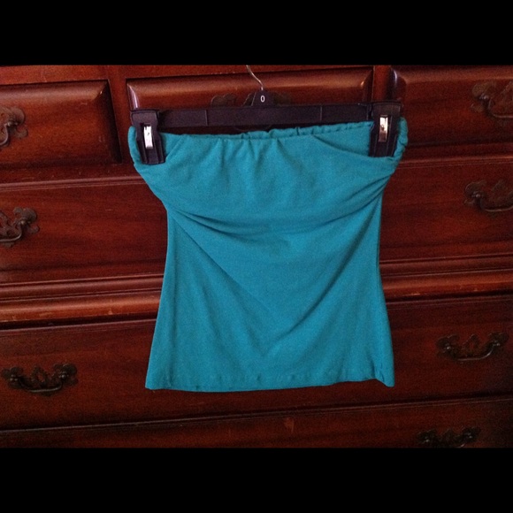 Teal tube top