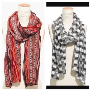 Pair of Madewell Scarves