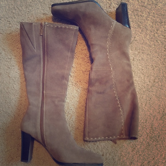 Sand color boots