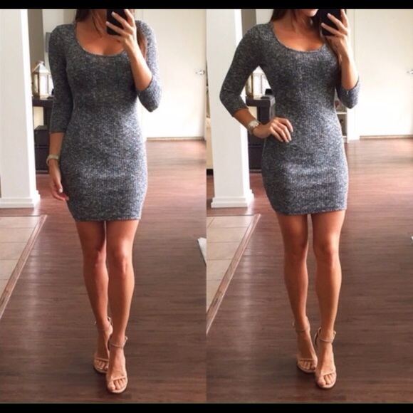 Dresses & Skirts - 🆕 Ribbed Light Weight Knit Dress New with Tags