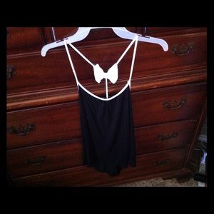Cute bow tie tank
