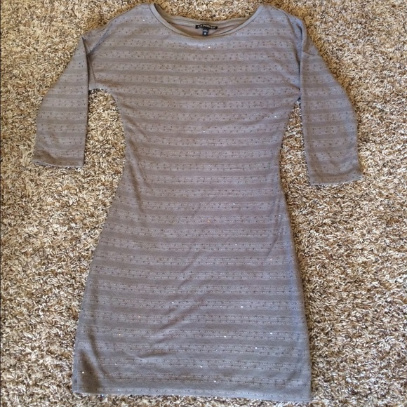 Express 3/4 sleeve mini dress