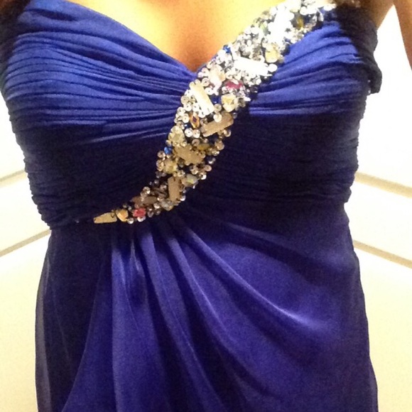 Royal Blue Homecoming Dress