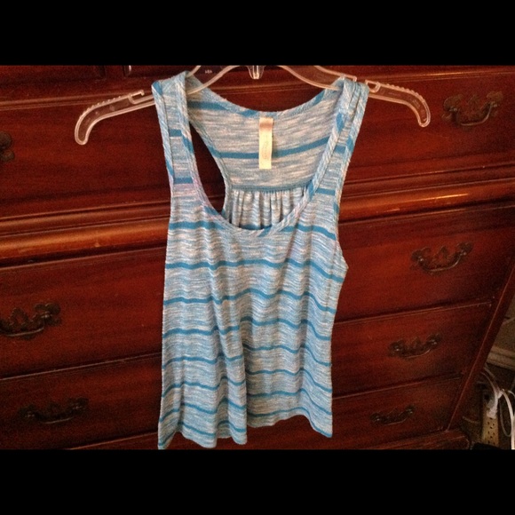 Blue tank