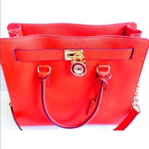 Large Hamilton Saffiano Leather