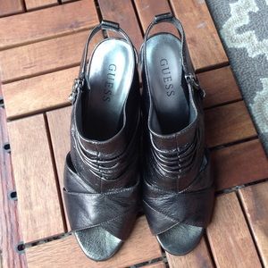 Guess gunmetal shoes