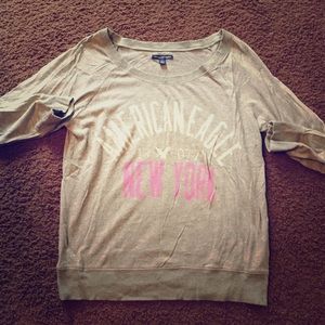 American Eagle 3/4 length top