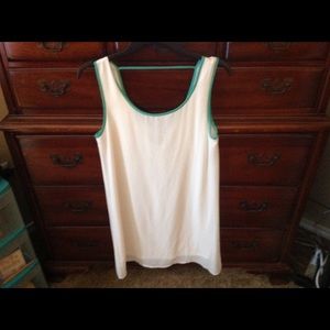 White dress with bow on back worn once