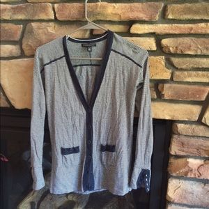 Banana Republic Blue and white striped sweater