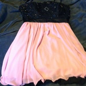 Strapless short dress