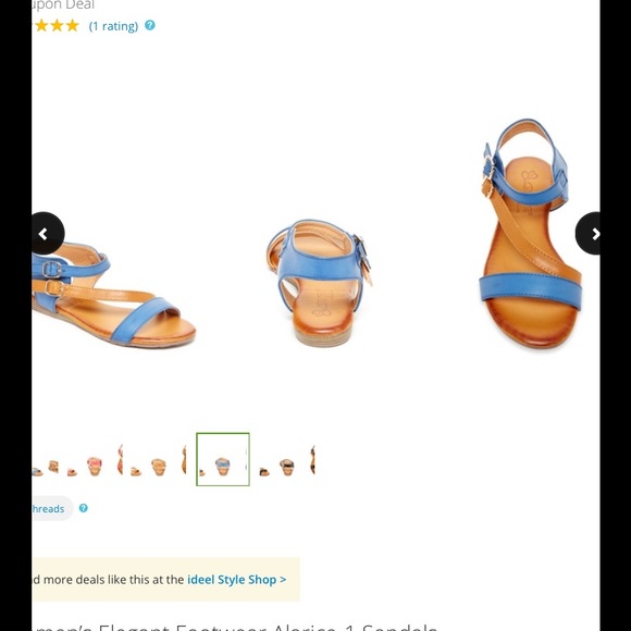 NWT DBDK Flat Sandals 6.5 - Picture 4 of 4