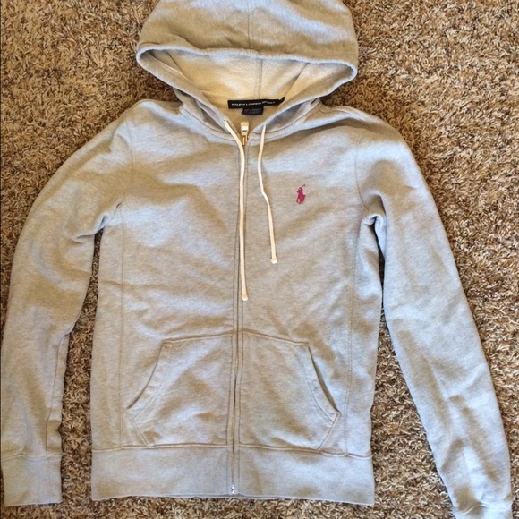 Polo zip up hoodie