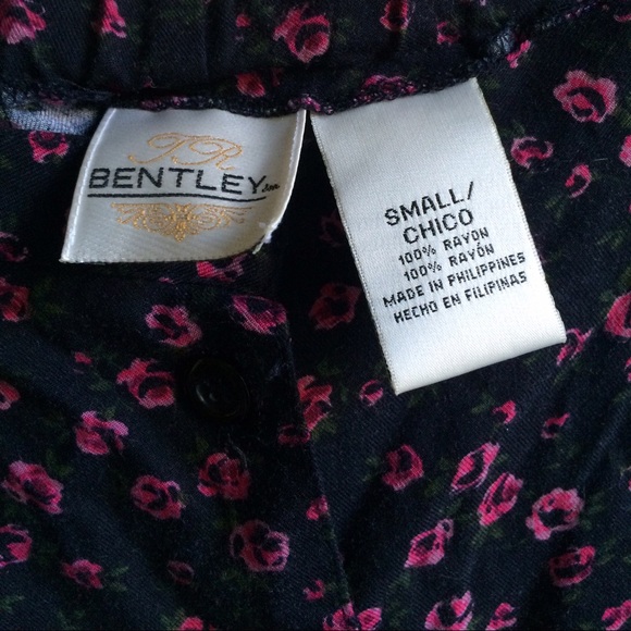 Vintage 90s rose print button up skirt! - Picture 3 of 3