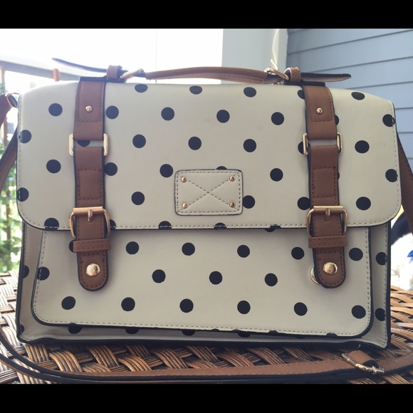 Polka dot purse
